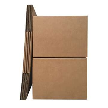 Large Moving Boxes (6 Pack) 20x20x15-inches Packing Cardboard Box