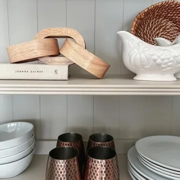 Deco Azul Wood Chain Link Decor for Unique Home Styling