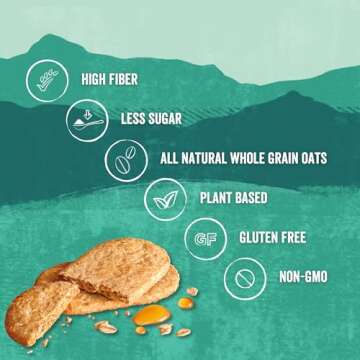 Nairn's Gluten-Free Original Oat Grahams - Healthy, Tasty and Safe for Celiacs. Perfect On-the Go Snack. High Fiber, No Artificial Colors, Flavors, or Preservatives, 5.64oz