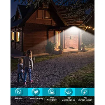 KOLPOP Solar Lights - Ultra Bright & Waterproof Motion Sensors