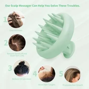 ATLRGISL Scalp Massager for Hair Growth & Exfoliation