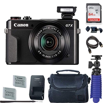 Canon PowerShot G7 X Mark II Camera Bundle with Accessories