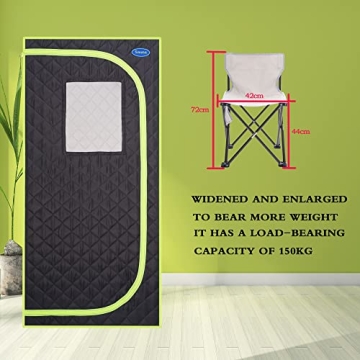 UBGO Plus Size Far Infrared Sauna Tent Home Spa Relaxation