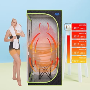 UBGO Plus Size Far Infrared Sauna Tent Home Spa Relaxation