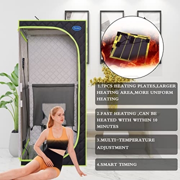 UBGO Plus Size Far Infrared Sauna Tent Home Spa Relaxation