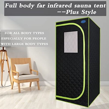 UBGO Plus Size Far Infrared Sauna Tent Home Spa Relaxation