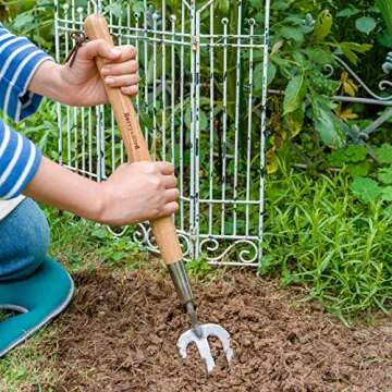 Berry&Bird Gardening Hand Fork – Ergonomic & Durable