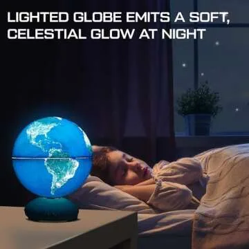 Interactive CityScape Globe with Night Light for Kids
