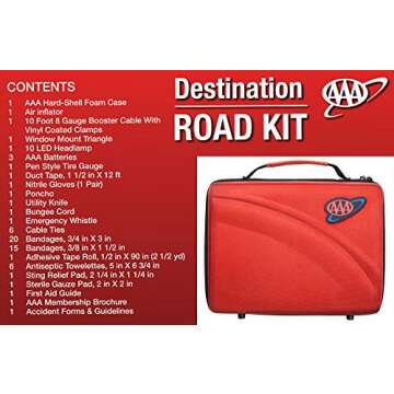 Lifeline AAA 4365AAA Destination Road Emergency Kit - Be Prepared on the Road!