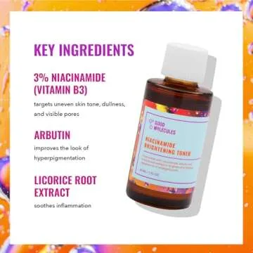 Good Molecules Niacinamide Brightening Toner for Radiant Skin