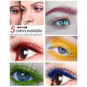 Burgundy Mascara Waterproof for Eyelashes,Longlasting Curling Dark Red Liquid Mascara Volume and Len...