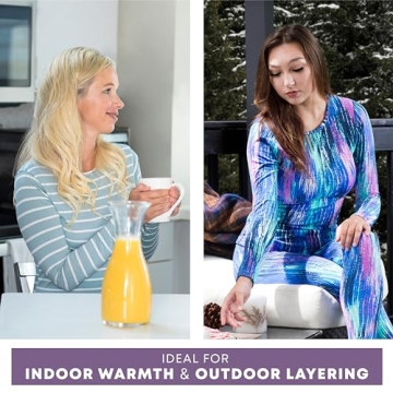 Rocky Women's Thermal Underwear Ultra-Soft Fleece for Cold