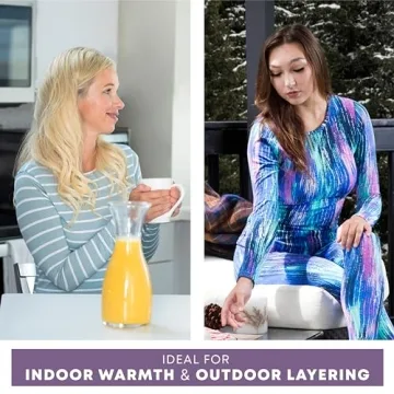 Rocky Women's Thermal Underwear Ultra-Soft Fleece for Cold