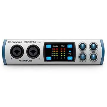 PreSonus Audio Interface 2 Mic Pres and 4 Line Outs