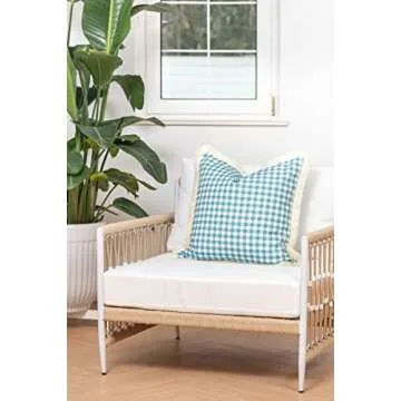 Hofdeco Coastal Style Water-Resistant Pillow Cover 20"