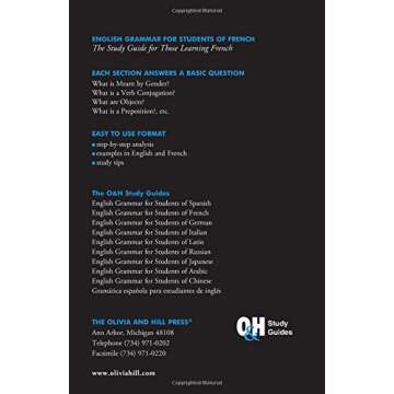 English Grammar for Students of French: A Comprehensive Guidebook