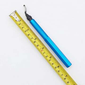 VASTOOLS Swivel Head Deburring Tool 6-1/2“/ Metal Handle Chamfer Tool/Removing Burr from Aluminum, Copper, Brass and Plastic Pipes …