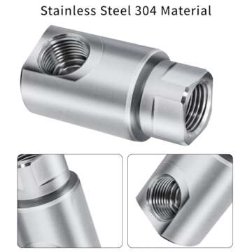 Alater 1/2 Inch FXF Heavy Duty Hose Reel Swivel with Grease Zerk - Hose Reel Parts Fitting with ISO 9001 Certification - Ideal for Home and Industrial Steel Hose Reels - Genuine Super Swivel