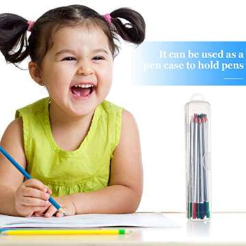 Patelai 2 Pack Travel Size Toothbrush Case Holder Portable Clear Toothbrush and Toothpaste Storage Container Hard Plastic Transparent Carrying Box for Traveling