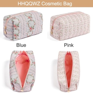 Shop HHQQWZ Floral Makeup Bag for Women and Girls