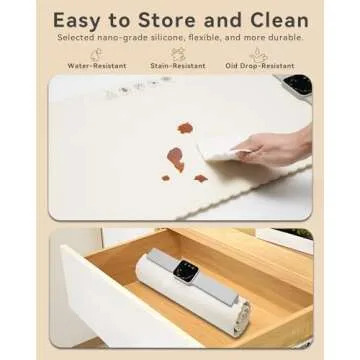 Food Warmer Mat - Portable Electric Silicone Warming Tray