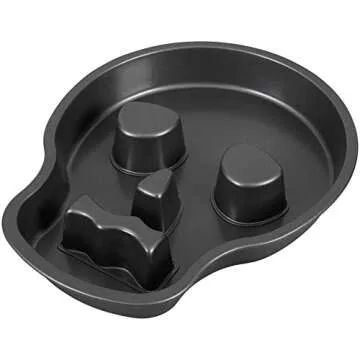 Wilton Skull Cake Pan With Flutes - Perfect Halloween Baking