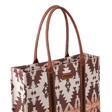 Wrangler Tote Bag for Women Purses Aztec Handbags Western Purses Boho Shoulder Bag ZSY2 WG2203-8119L...