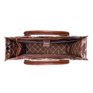 Wrangler Tote Bag for Women Purses Aztec Handbags Western Purses Boho Shoulder Bag ZSY2 WG2203-8119LCF