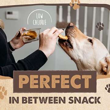 Mighty Paw Naturals Sweet Potato Slices for Dogs | 100% All-Natural Dehydrated Sweet Potato Dog Treats, Dried Sweet Potato Low Fat Dog Treats, Sweet Potato Chews for Dogs, Sweet Potatoes Pet Snacks