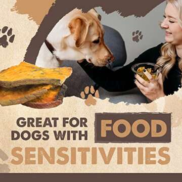 Mighty Paw Naturals Sweet Potato Slices for Dogs | 100% All-Natural Dehydrated Sweet Potato Dog Treats, Dried Sweet Potato Low Fat Dog Treats, Sweet Potato Chews for Dogs, Sweet Potatoes Pet Snacks