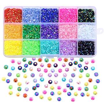 15000 Pcs/Box Nail Art Rhinestones - Multi-Color DIY Decoration Accessories