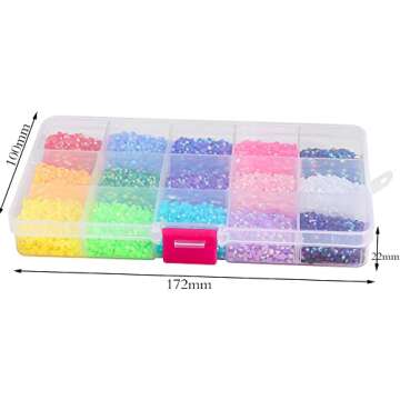 15000 Pcs Nail Art Rhinestones for Creative Designs