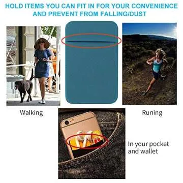 Versatile Phone Card Holder for All Smartphone Models