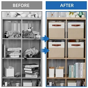 Stylish Fabric Storage Bins Set for Home Organization