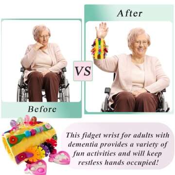 Sensory Toys for Alzheimer Patients for Therapy and Anxiety Relief Autistic Dementia Sensory Toy Arm...