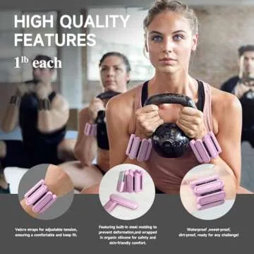 Adjustable Wrist & Ankle Weights Set for Fitness Enthusiasts