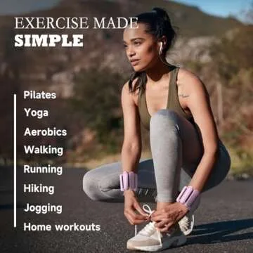 Adjustable Wrist & Ankle Weights Set for Fitness Enthusiasts