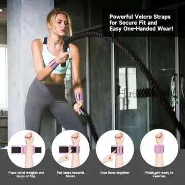 Adjustable Wrist & Ankle Weights Set for Fitness Enthusiasts