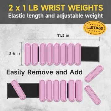 Adjustable Wrist & Ankle Weights Set for Fitness Enthusiasts