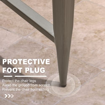 Stylish PURPLE LEAF Bar Stools Set of 2 for Indoor/Outdoor Use