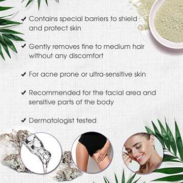 Satin Smooth Ultra Sensitive Zinc Oxide Wax, Hair Removal for Fine to Medium Hair, Safe for Delicate & Sensitive Skin, Waxing Kit, 14 oz, 1-Pack