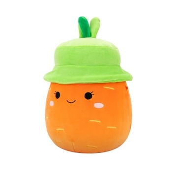 Caroleena Squishmallows 8in Orange Carrot Plush Toy