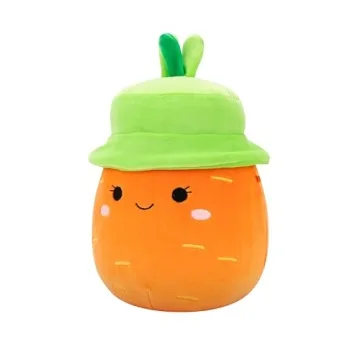 Caroleena Squishmallows 8in Orange Carrot Plush Toy