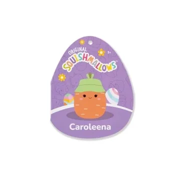 Caroleena Squishmallows 8in Orange Carrot Plush Toy