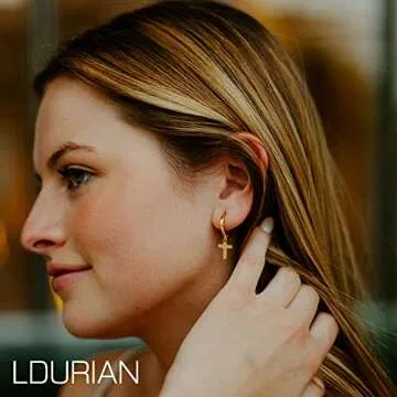 Ldurian Spike Earrings - Stylish 14K Gold-Plated Huggie