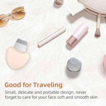 Auioytoy Skin Scrubber Face Scraper Tool Blackhead Remover Tool Pore Cleaner Scraper Facial Deep Cleansing Tool，Suitable for Both Men and Women