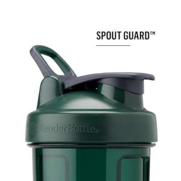 BlenderBottle Classic V2 Shaker Bottle Perfect for Protein Shakes and Pre Workout, 28-Ounce, White