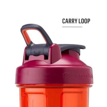 BlenderBottle Classic V2 Shaker Bottle Perfect for Protein Shakes and Pre Workout, 28-Ounce, White