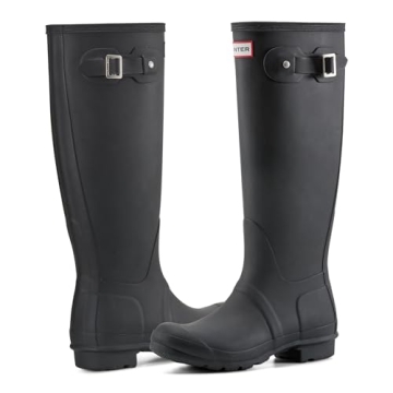 Hunter Women's Waterproof Tall Rain Boots Stylish Comfort
