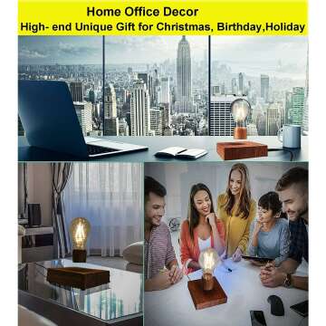 Levitating LED Desk Lamp - Unique Tech Home Decor
